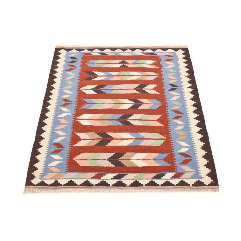 Kelim Fars Teppich 104x142cm - mehrfarbig