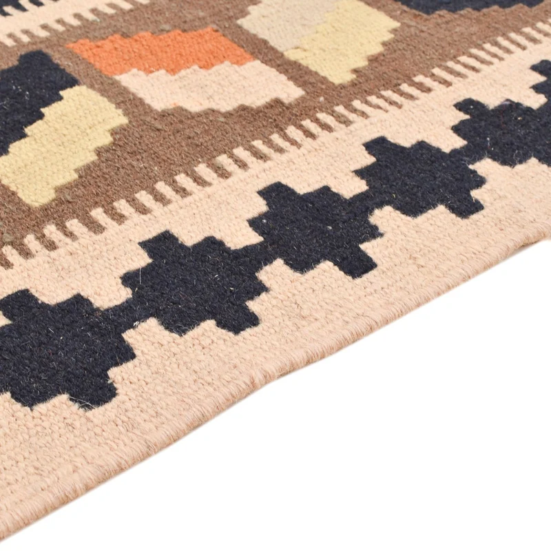 Kelim Fars Teppich 100x152cm - mehrfarbig