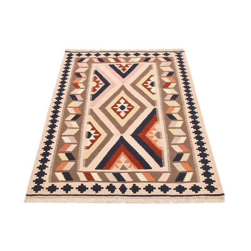 Kelim Fars Teppich 100x152cm - mehrfarbig