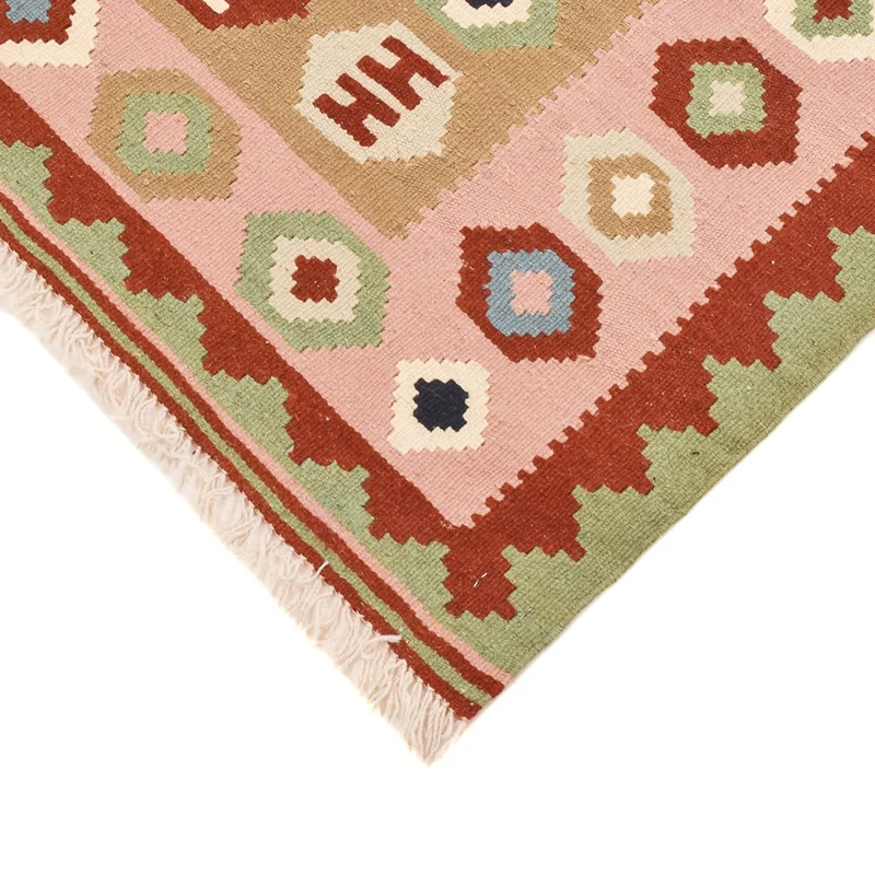Kelim Teppich - Oriental - 110 x 138 cm - mehrfarbig