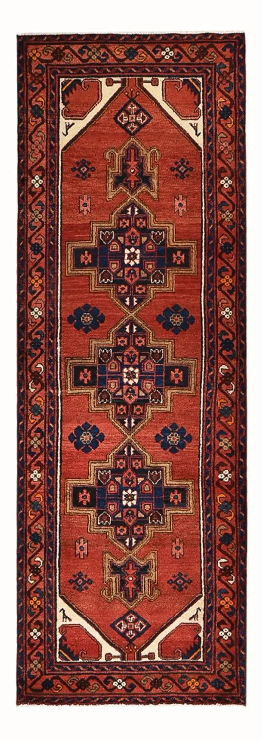 Bidjar - Zanjan Teppich 102x300cm - Perserteppich - rot