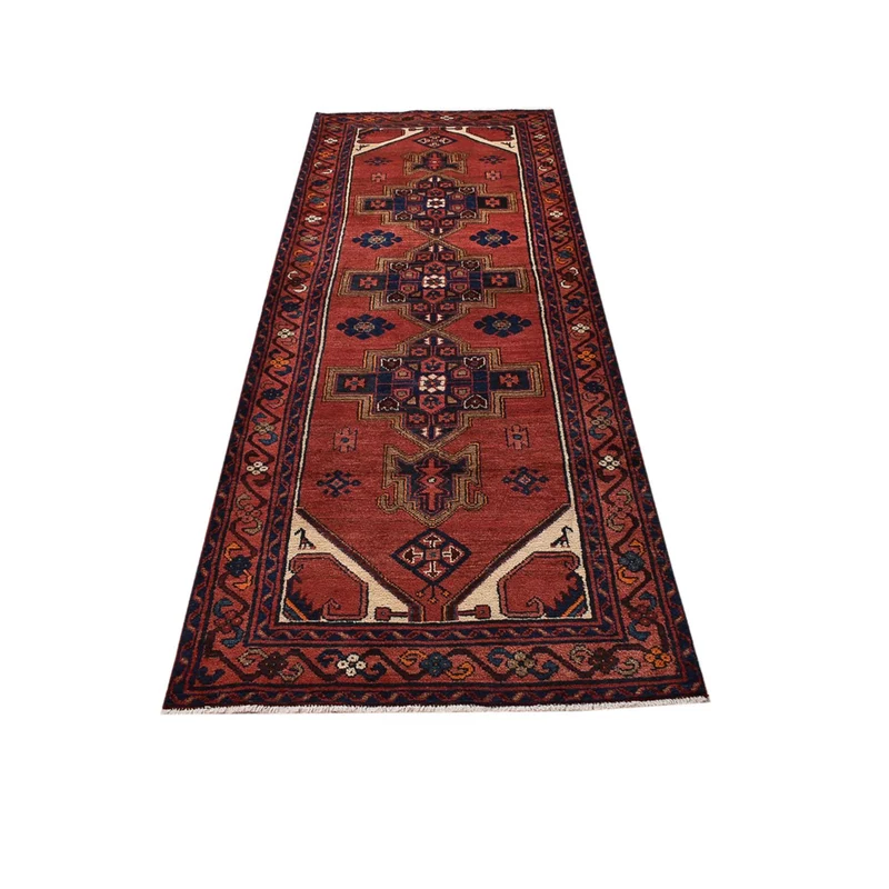 Bidjar - Zanjan Teppich 102x300cm - Perserteppich - rot