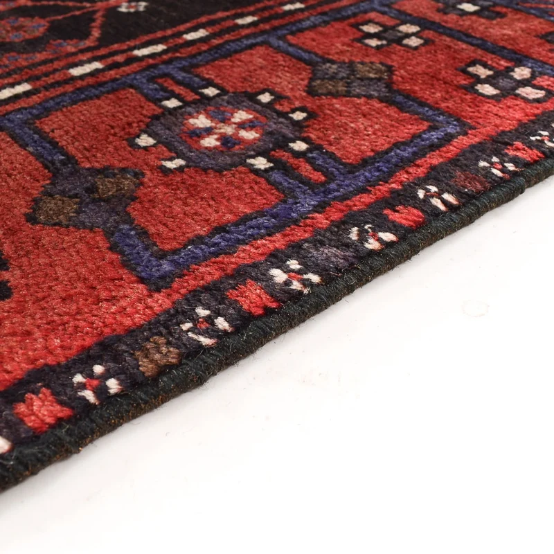 Hamadan Teppich 104x303cm - Perserteppich - rot