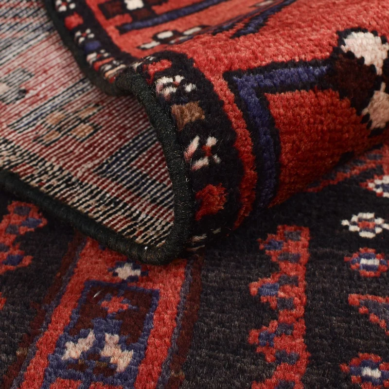 Hamadan Teppich 104x303cm - Perserteppich - rot