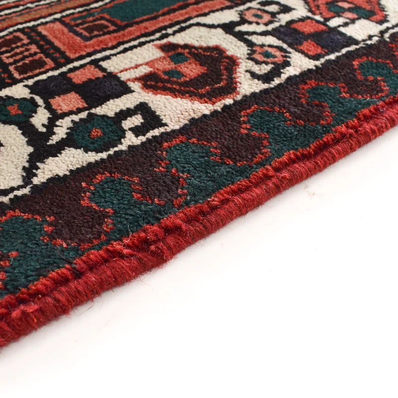 Ardebil Teppich 100x313cm - Perserteppich - dunkelrot
