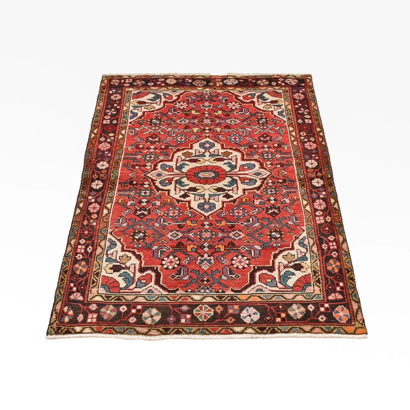 Perserteppich - Nomadic - 99 x 151 cm - hellrot