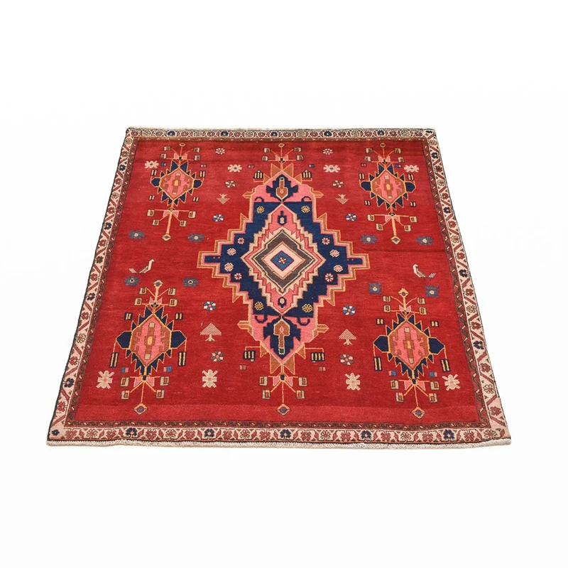 Rechteckiger Perser - Nomadic - 107 x 129 cm - rot