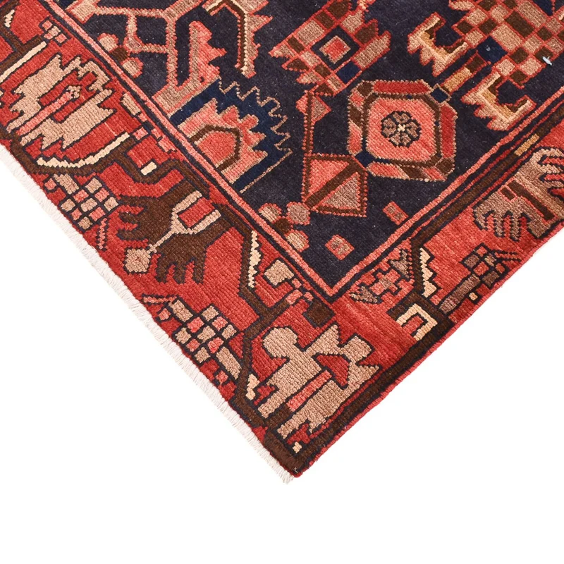 Hamadan Teppich 106x159cm - Perserteppich - rot