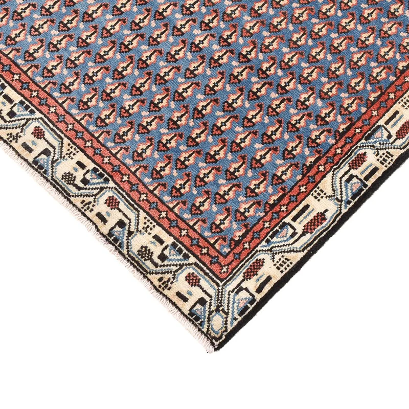 Perserteppich - Mir - 94 x 145 cm - seeblau