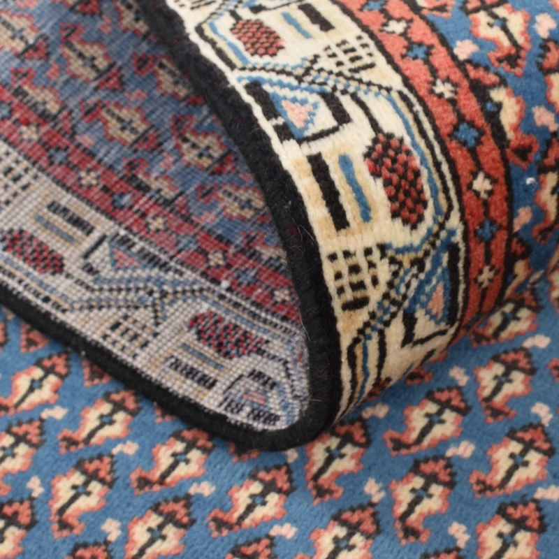 Perserteppich - Mir - 94 x 145 cm - seeblau