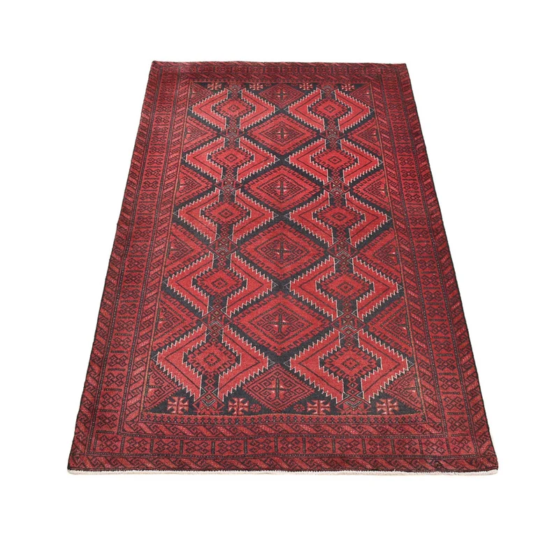 Belutsch Teppich 100x188cm - Orientteppich - rot