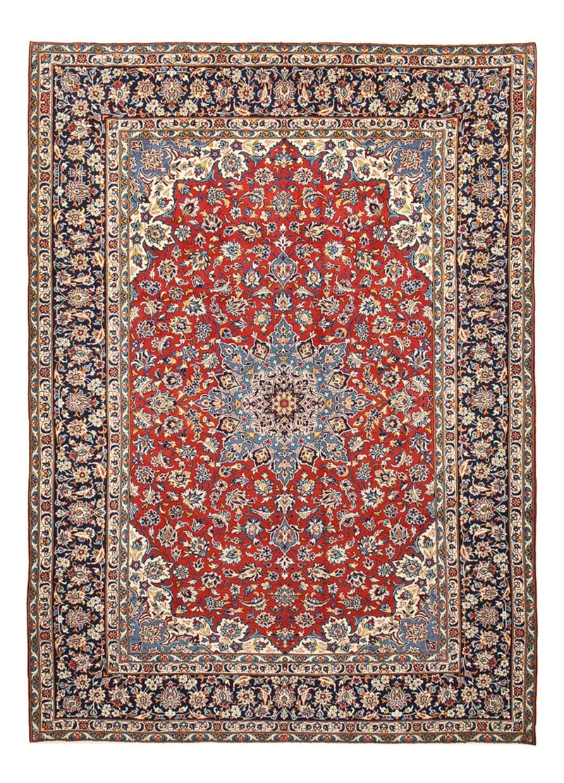 Najafabad Teppich 293x415cm - Perserteppich - rot