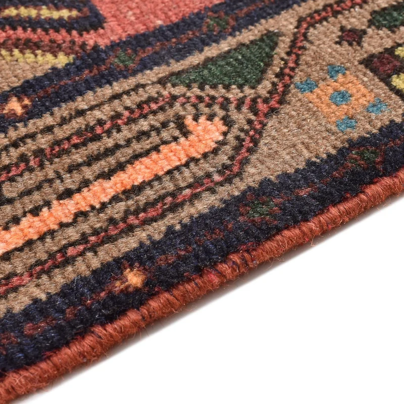 Ardebil Teppich 75x292cm - Perserteppich - dunkelrot