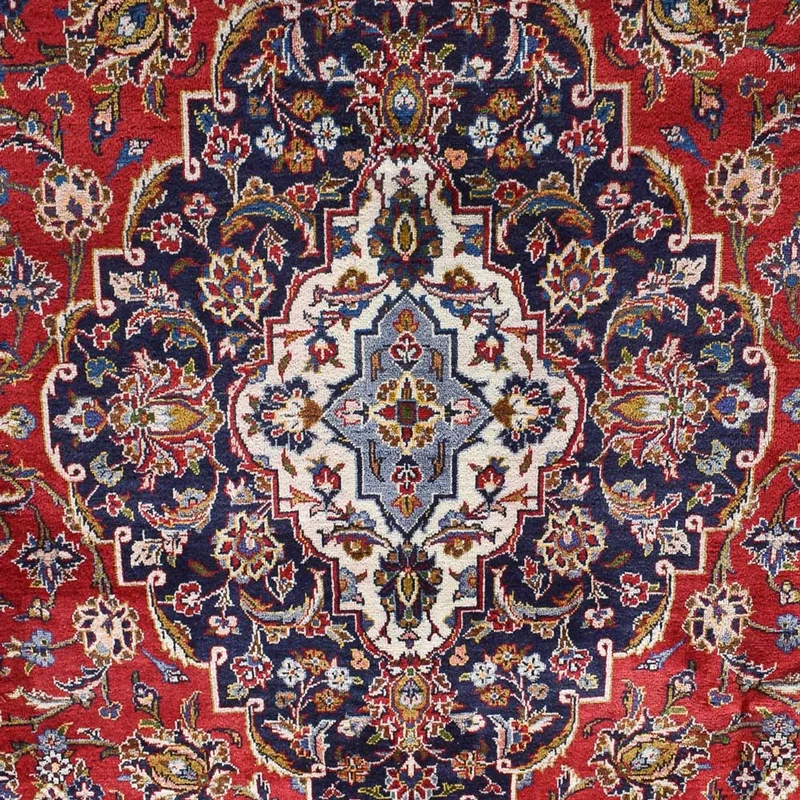 Keshan Teppich 298x470cm - Perserteppich - rot