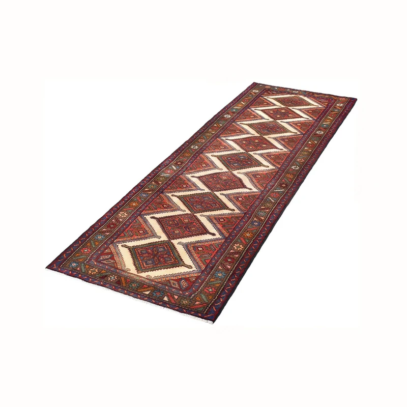 Ardebil Teppich 86x321cm - Perserteppich - dunkelrot
