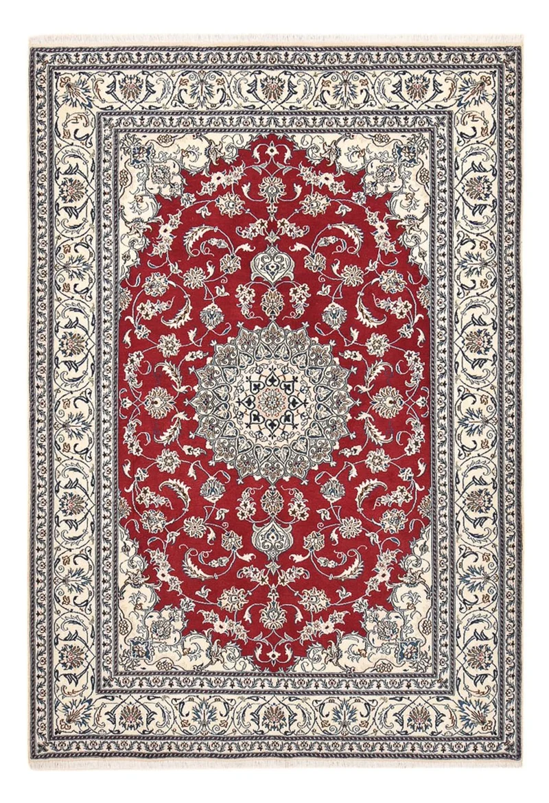 Nain - 12La Teppich 202x292cm - Perserteppich - rot