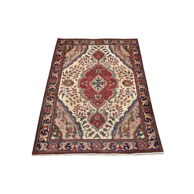Perserteppich - Täbriz - 92 x 150 cm - mehrfarbig