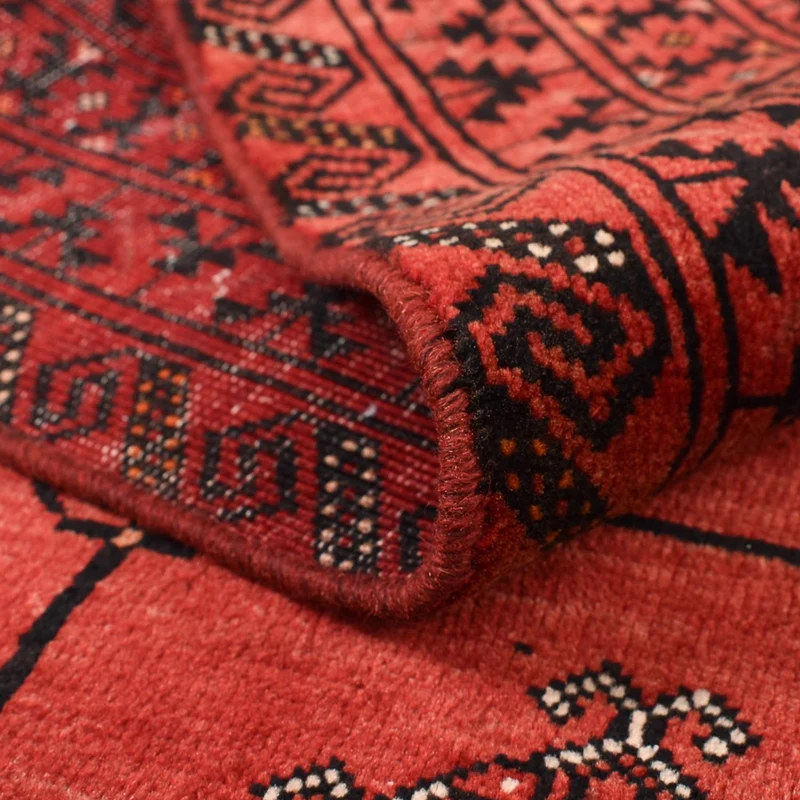 Turkaman Teppich - 117 x 150 cm - rot