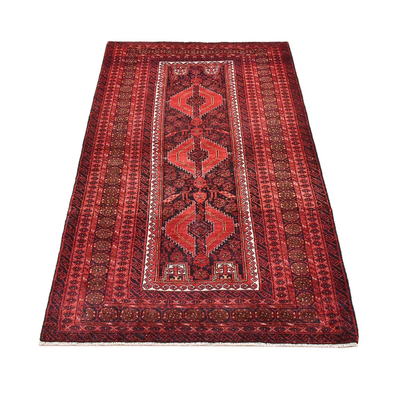 Belutsch Teppich 100x180cm - Orientteppich - rot