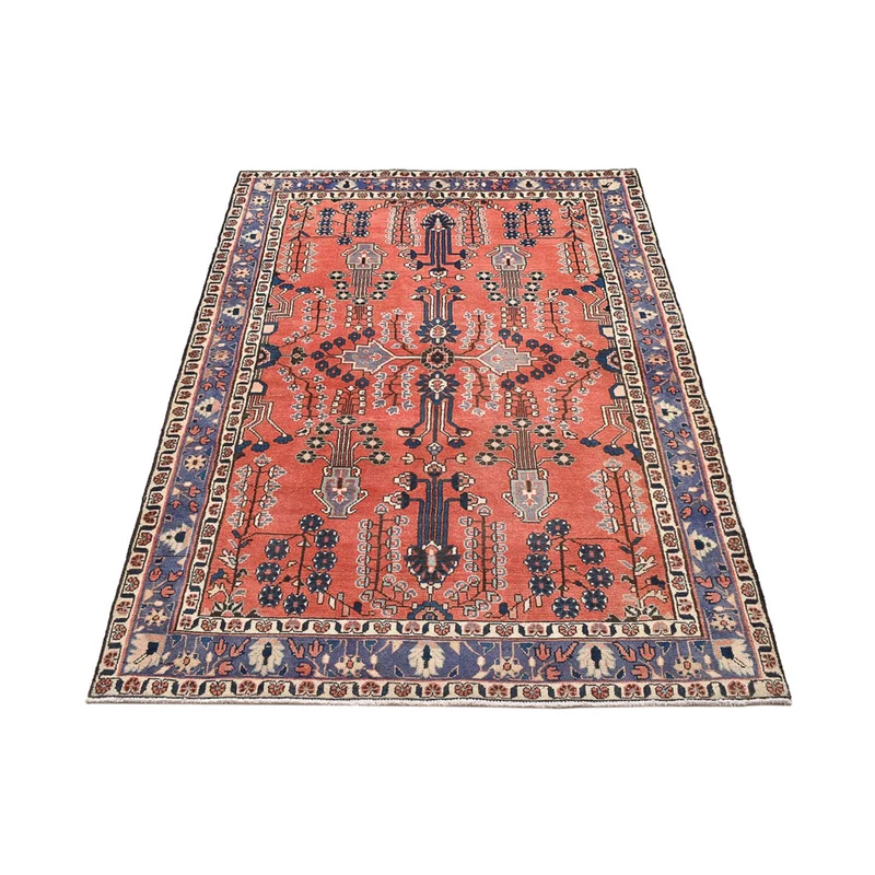 Perserteppich - Nomadic - 129 x 191 cm - hellrot
