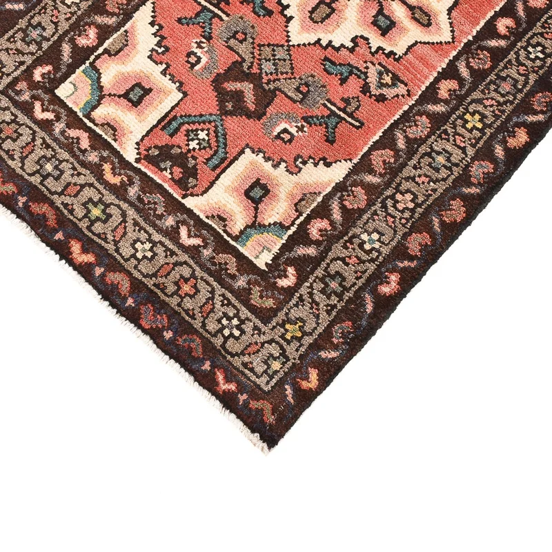 Hamadan Teppich 53x87cm - Perserteppich - hellrot