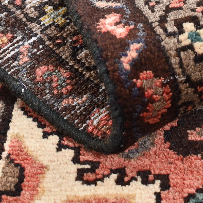 Hamadan Teppich 53x87cm - Perserteppich - hellrot