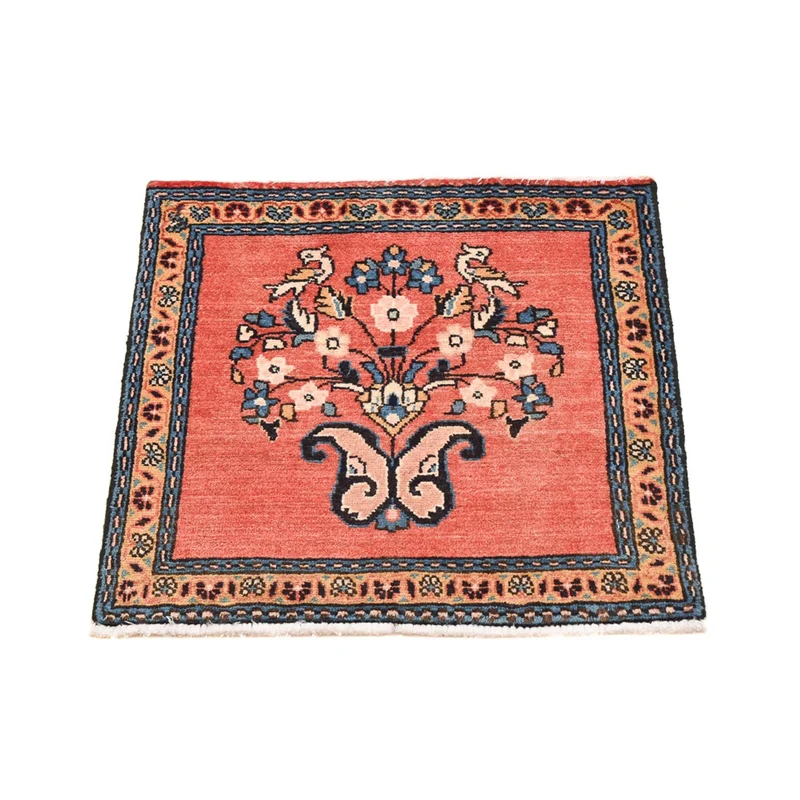 Perserteppich - Nomadic - 49 x 50 cm - rot
