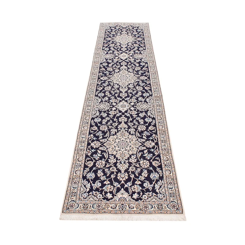 Nain - 9La Teppich 69x315cm - Perserteppich - dunkelblau