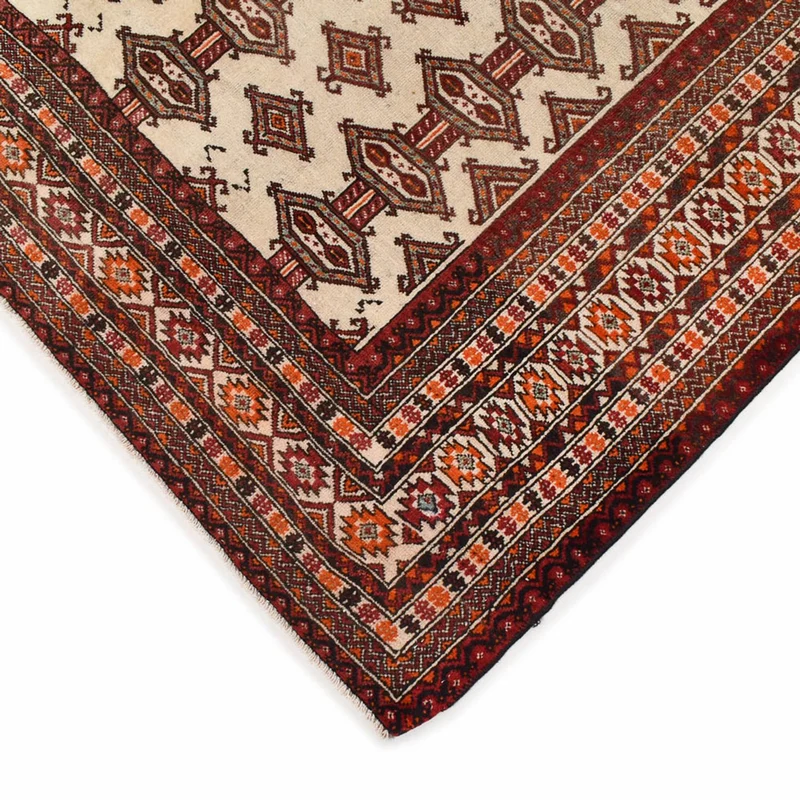 Turkaman Teppich 121x204cm - Orientteppich - beige