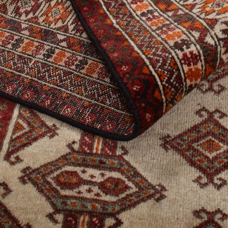 Turkaman Teppich 121x204cm - Orientteppich - beige