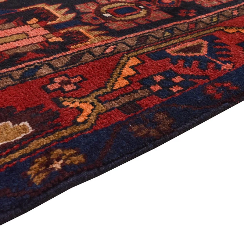 Hamadan Teppich 130x207cm - Perserteppich - dunkelblau