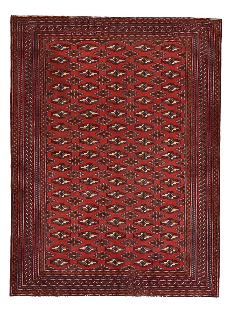 Turkaman Teppich 128x170cm - Orientteppich - rot