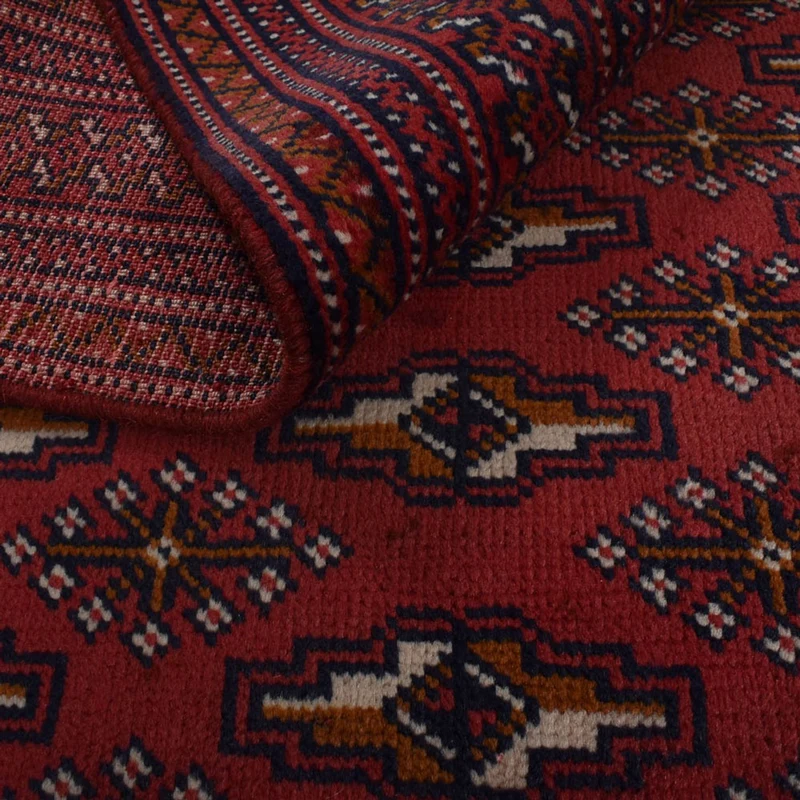 Turkaman Teppich 128x170cm - Orientteppich - rot