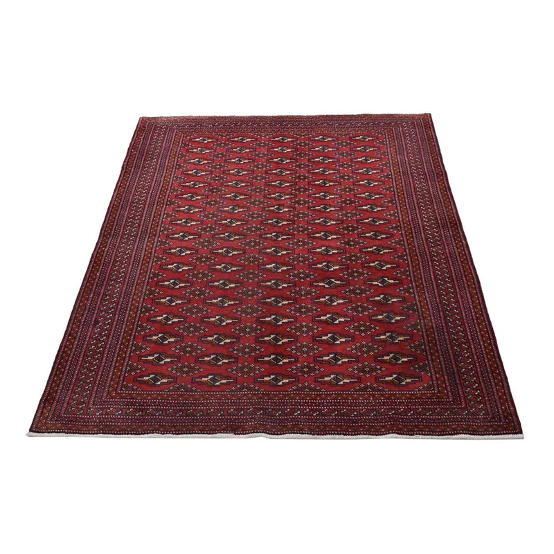 Turkaman Teppich 128x170cm - Orientteppich - rot