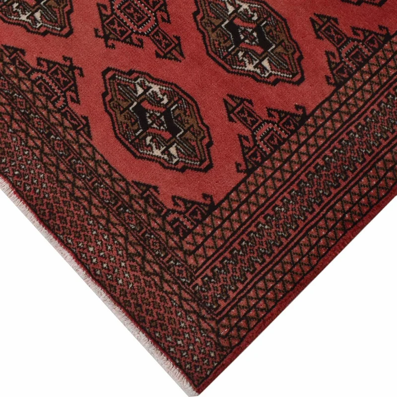 Turkaman Teppich 126x188cm - Orientteppich - rot
