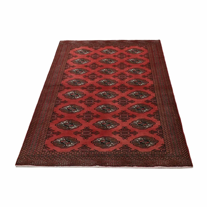 Turkaman Teppich 126x188cm - Orientteppich - rot
