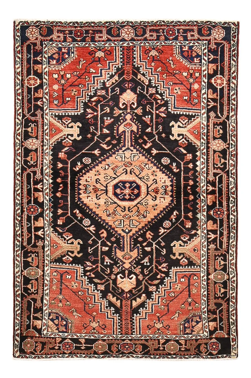 Touiserkan Teppich 103x175cm - Perserteppich - mehrfarbig