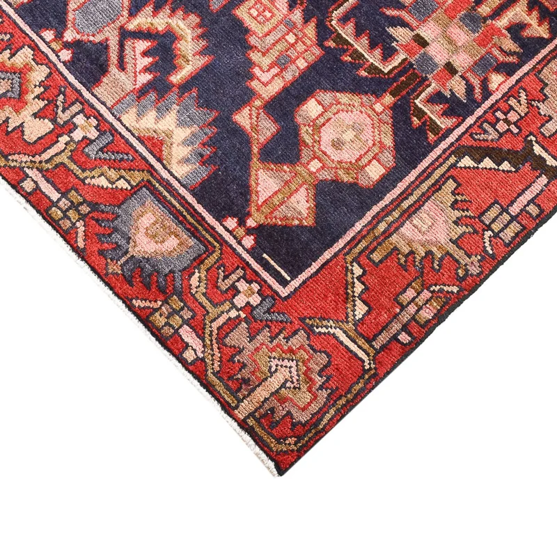 Hamadan Teppich 110x158cm - Perserteppich - dunkelblau