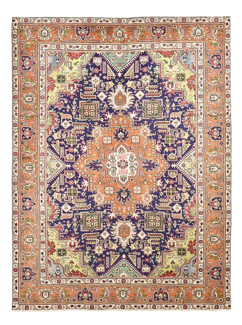 Täbriz Teppich 211x281cm - Perserteppich - mehrfarbig