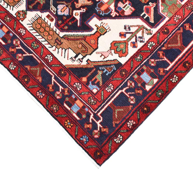 Perserteppich - Nomadic - 143 x 210 cm - mehrfarbig