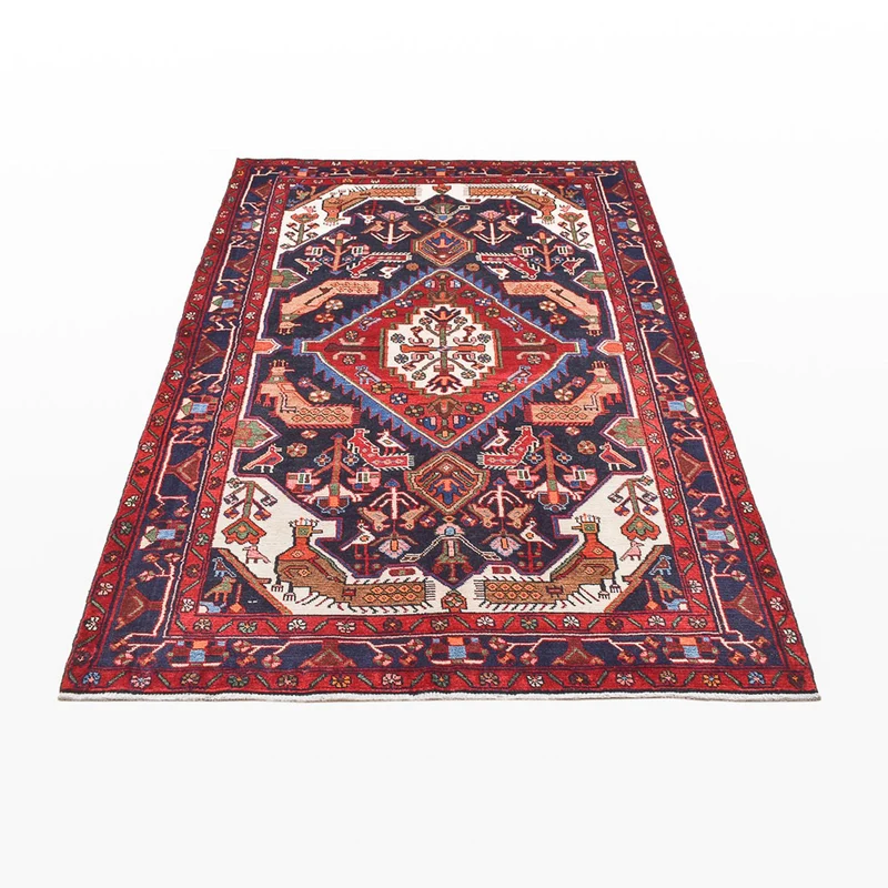 Perserteppich - Nomadic - 143 x 210 cm - mehrfarbig