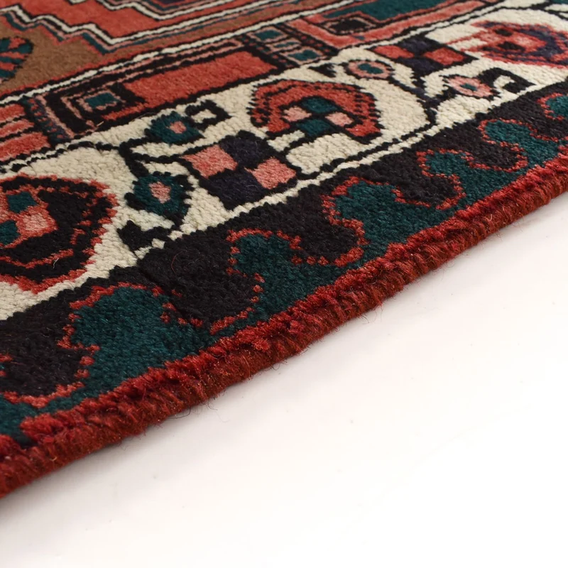 Ardebil Teppich 100x318cm - Perserteppich - dunkelrot