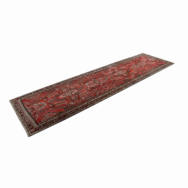 Läufer Perser - Täbriz - 110 x 398 cm - rot