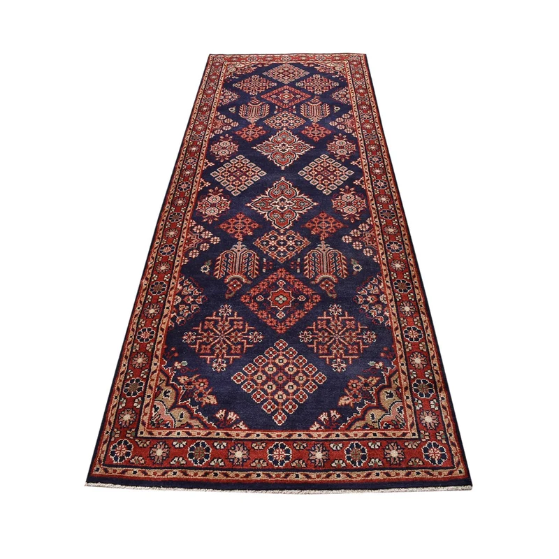 Mehraban Teppich 115x329cm - Perserteppich - dunkelblau