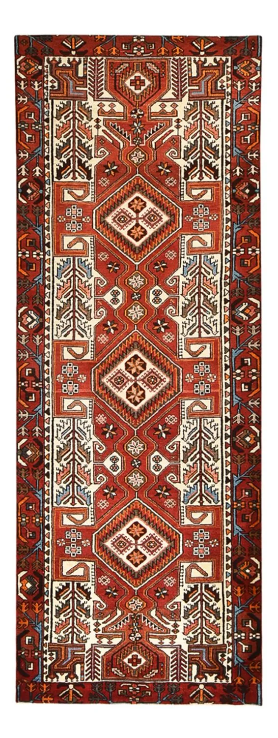 Hamadan Teppich 111x297cm - Perserteppich - mehrfarbig