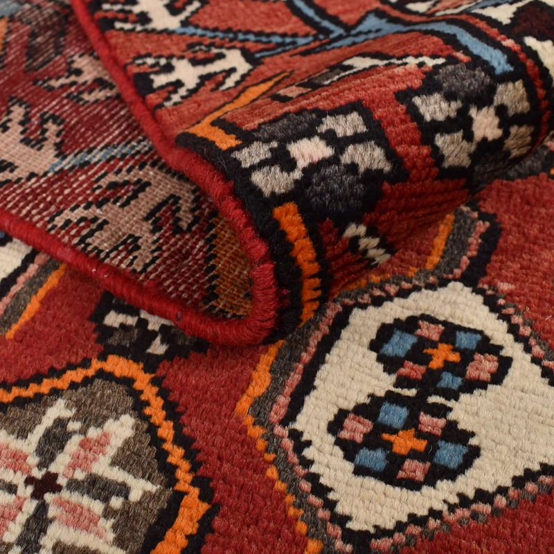 Hamadan Teppich 111x297cm - Perserteppich - mehrfarbig