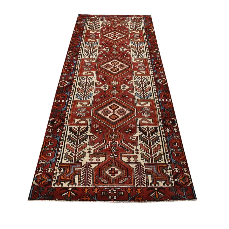 Hamadan Teppich 111x297cm - Perserteppich - mehrfarbig
