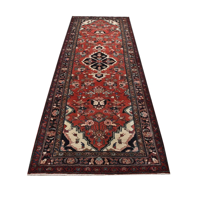 Mehraban Teppich 112x333cm - Perserteppich - hellrot