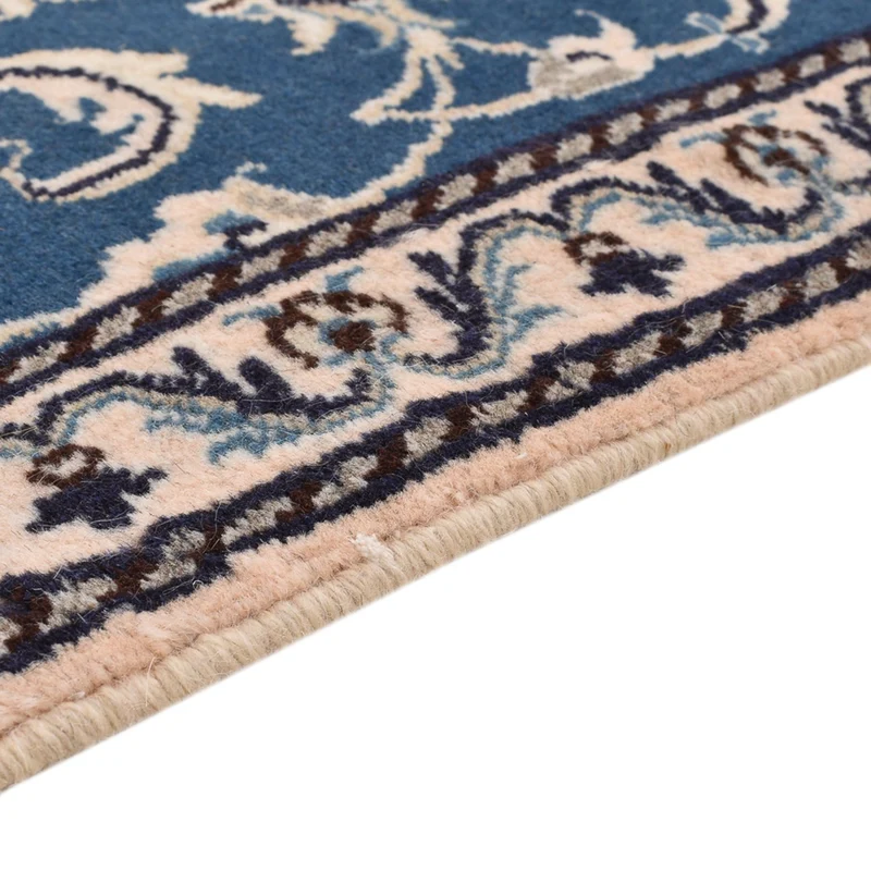 Nain - 12La Teppich 70x133cm - Perserteppich - petrolblau