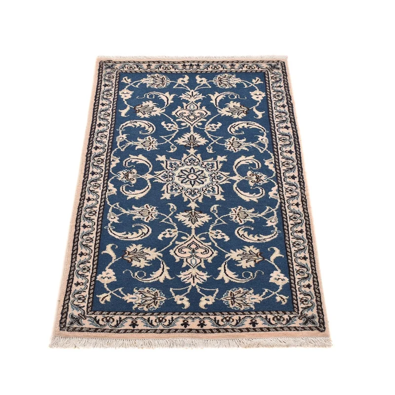 Nain - 12La Teppich 70x133cm - Perserteppich - petrolblau